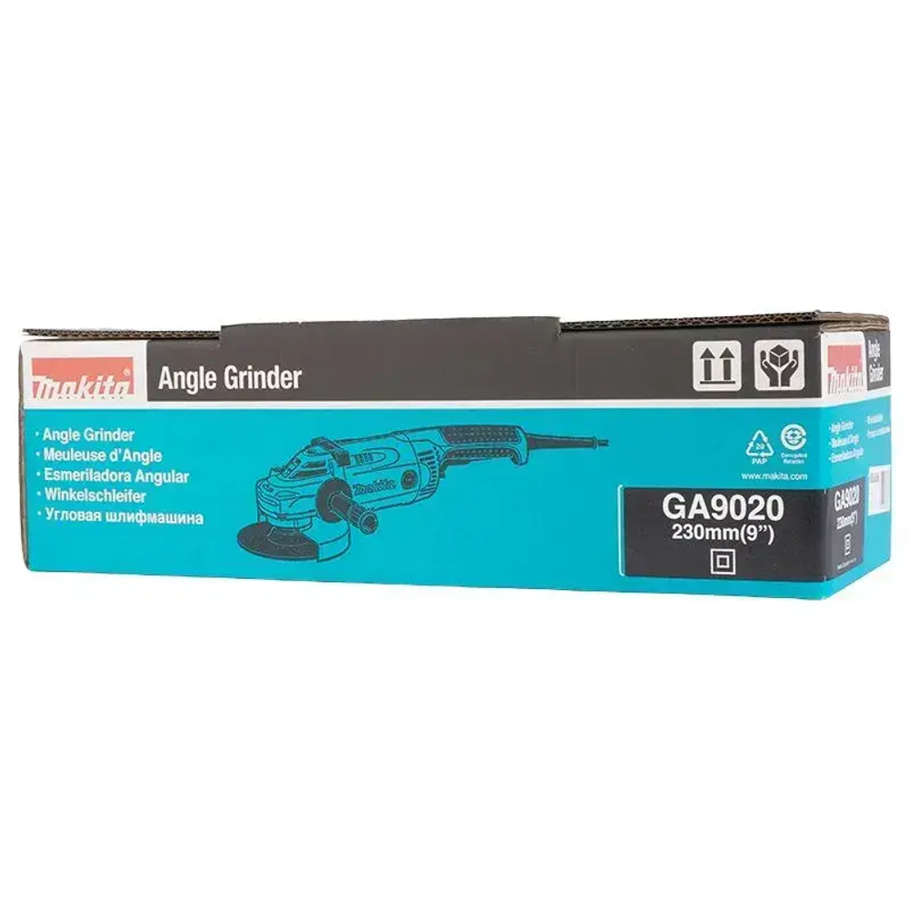 Болгарка Makita GA 9020, УШМ, 2200 Вт, диск 230 мм, 6600 об/мин