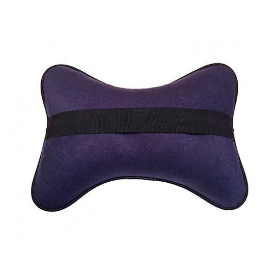 Автомобильная подушка под шею из велюра "Косточка"
