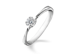 Помолвочное кольцо с бриллиантом