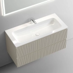 Тумба с раковиной Sancos SNOB T SNT100CE Beige Soft бежевая матовая