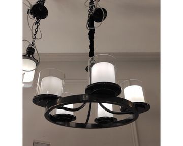 Подвесная люстра 5*E14 35005/C золото ALBA Newport