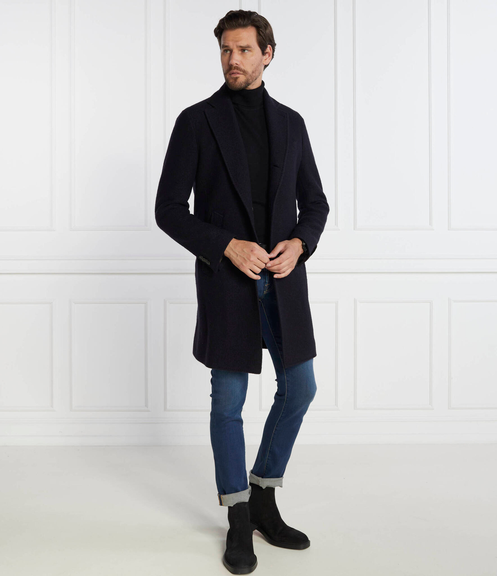 Хлопковое пальто centro Windsor - темно-синий(30039738)