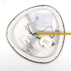 Citilux ТRIO CL215B251E LED RGB Люстра с пультом Чёрная