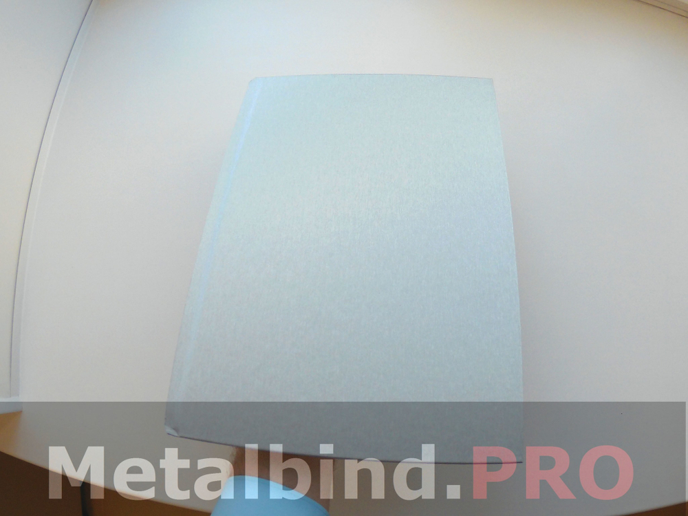 Твердые обложки O.HARD COVER TECHNO A4+ (портрет) 304x212 mm с покрытием TECHNO «под металл» CЕРЕБРО и ЗОЛОТО