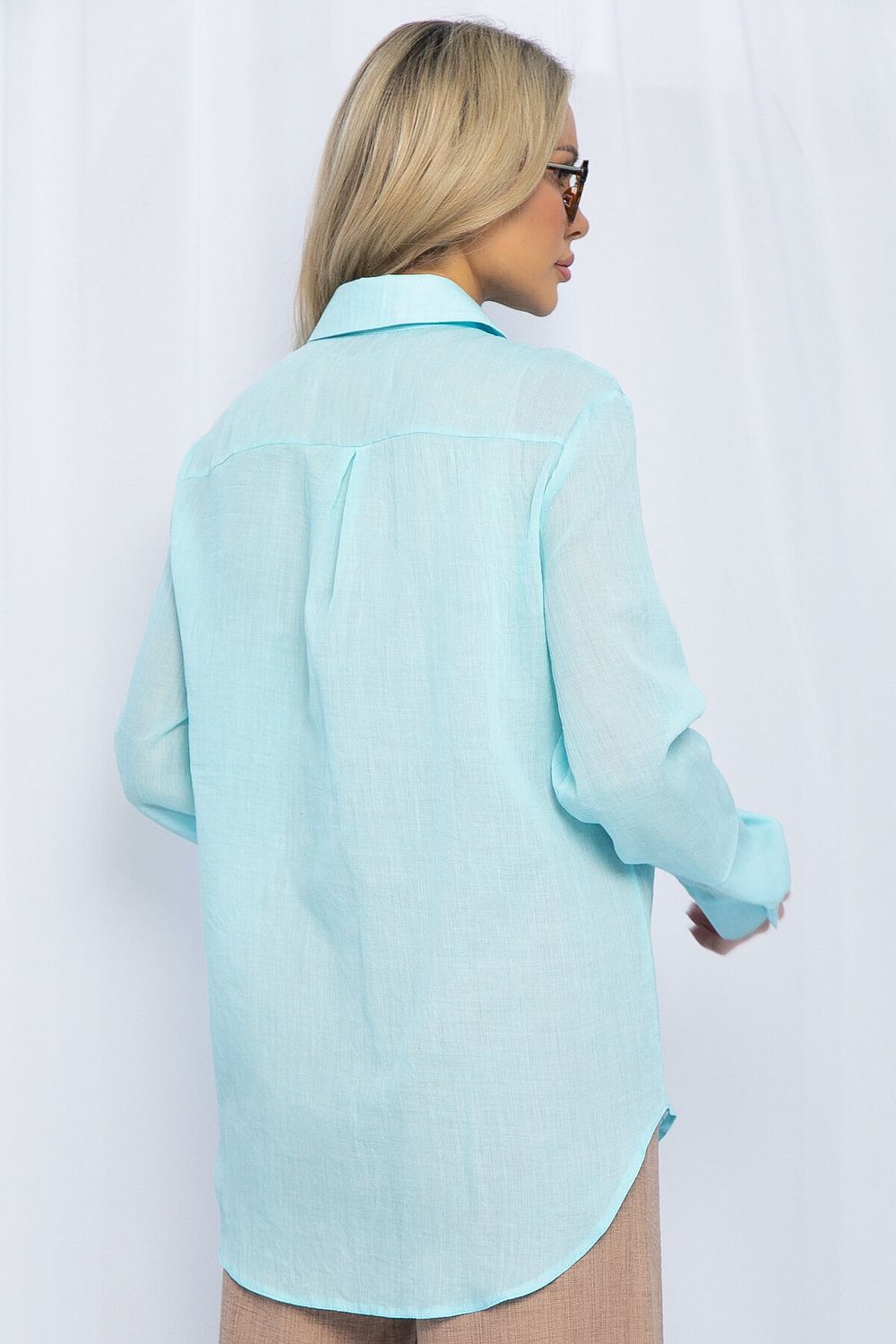 Рубашка Воздушное настроение (голубая) Б13188-7М LT Collection