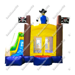 Коммерческий надувной батут "Пират 3" 4*4*4 м