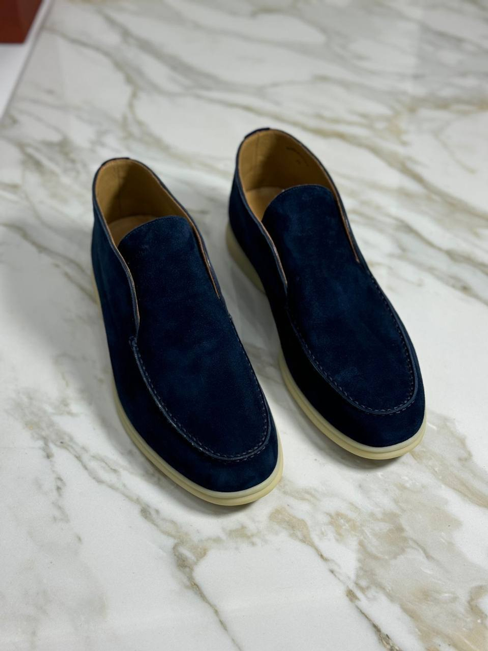 Высокие лоферы Loro Piana