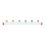 Шина соединительная 2Р 63А PIN 12мод 220мм шаг 18мм EKF