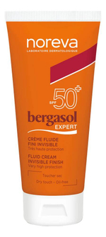 NOREVA Легкий солнцезащитный крем для лица и тела Bergasol Expert Fluid Cream SPF50+ 50 мл