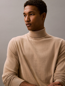 Свитер Calvin Klein Extra Fine Merino Blend Turtleneck Antique Mink