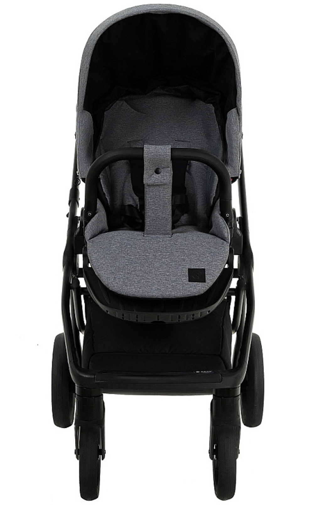 Детская коляска Roan Esso 2025 3 в 1 с автокреслом Tutis Elo Black ESS114/1 Grey/Black