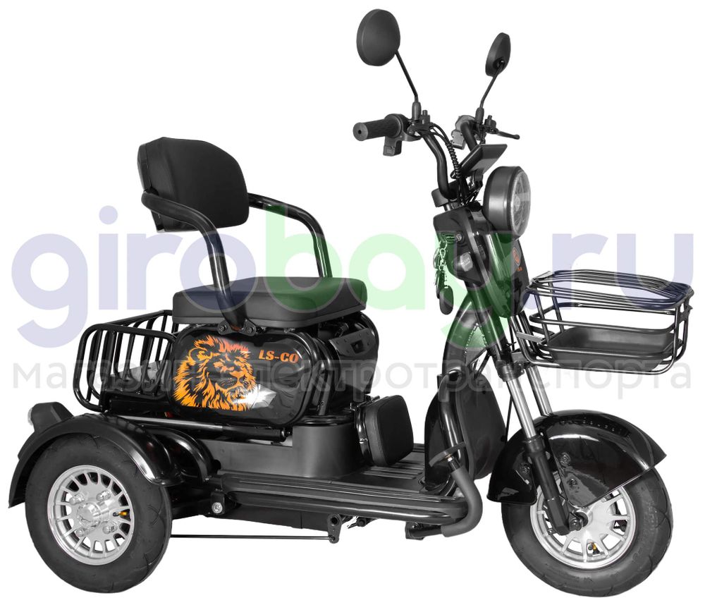 Электроскутер LS-CO KTX 1000W (60V/20Ah) - Черный фото №11