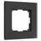 Рамка Werkel Senso на 1 пост черный, стекло soft-touch W0013108 4690389200328