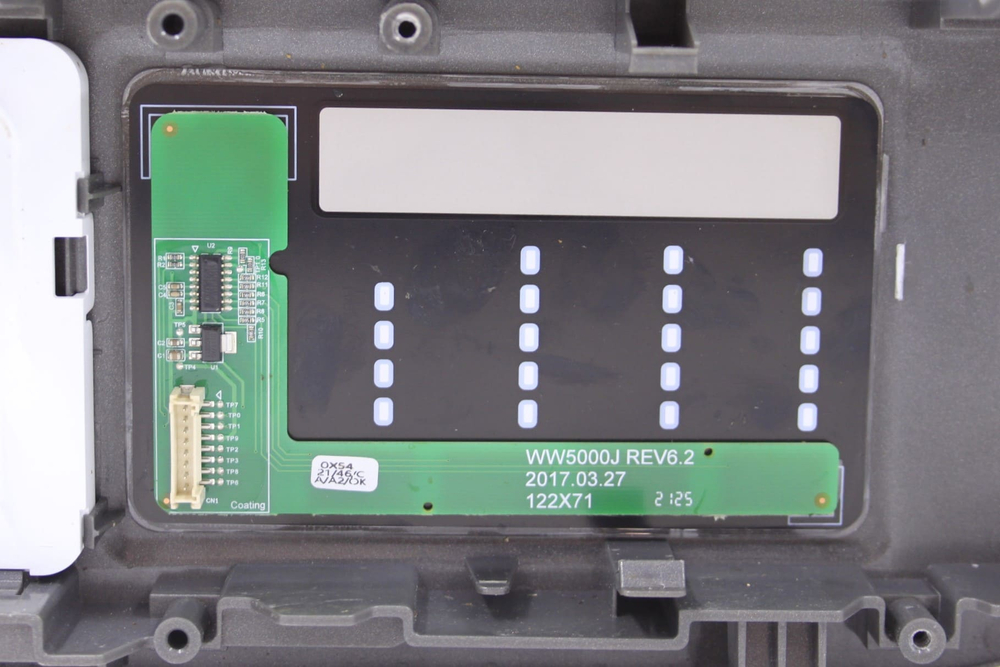 Сенсорная панель управления WW5000J REV6.2 стиральной машины Samsung в сборе с панелью