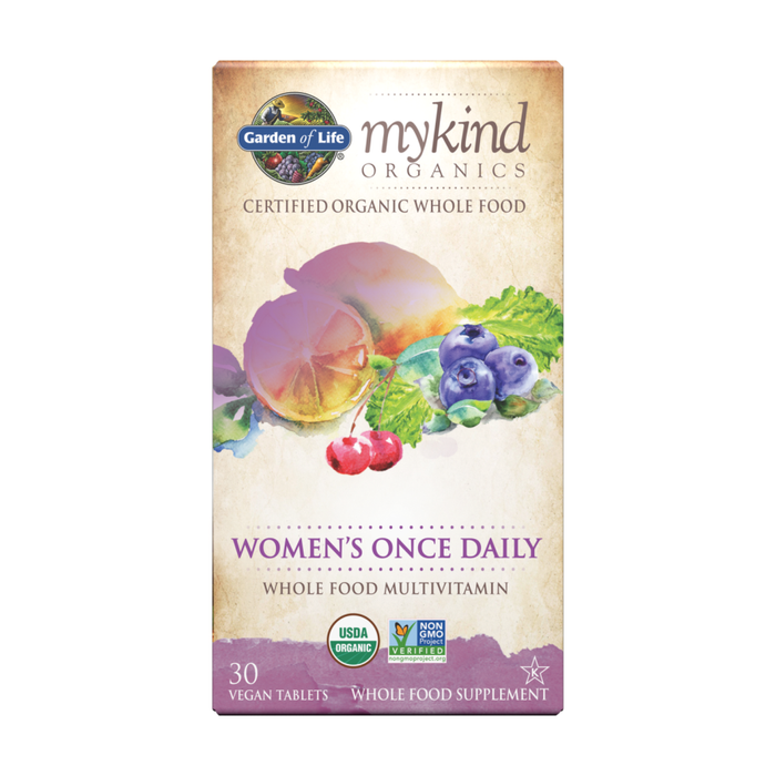 Мультивитамины для женщин, Women&#39;s Once Daily, Garden of Life, 30 вегетарианских таблеток