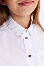 Блузка длинный рукав на кнопках SSFSMG-129-22603-200