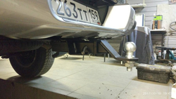 Фаркоп под квадрат для Fiat Fullback / Mitsubishi L200 5, c 2015г., Бизон.FA 1008-E