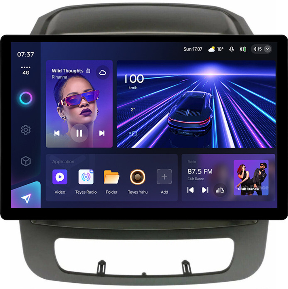 Магнитола для KIA Sorento 2 XM 2012-2020 (отдельный экран климата, без штатной КЗВ) - Teyes CC3-2K монитор 13", QLED+2K, Android 10, 4G SIM-слот, CarPlay