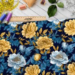 Ткань Барби золотые розы