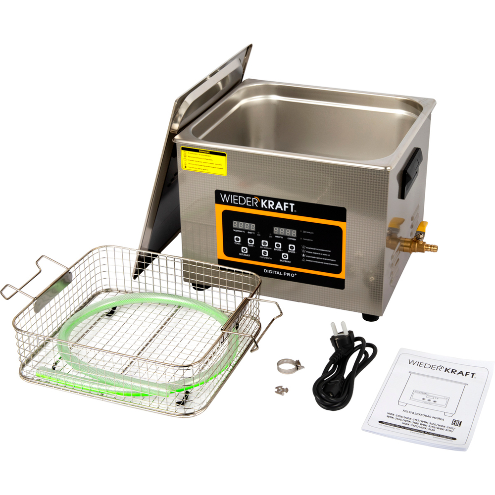 WDK-3115 Ультразвуковая мойка с подогревом, 15 л