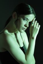 Кольцо Crystal Drop с зелёным агатом