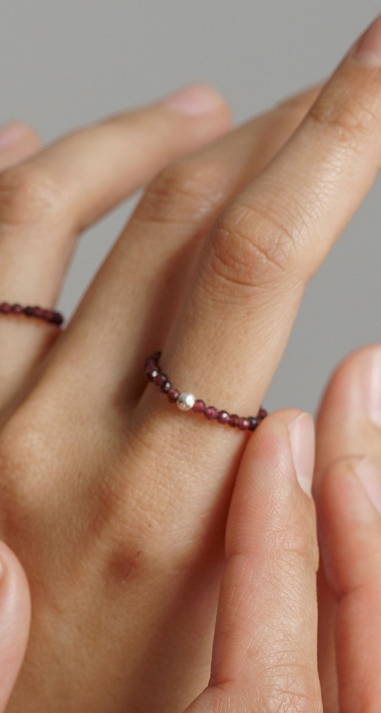 Кольцо "Memo about Soulmate" из граната