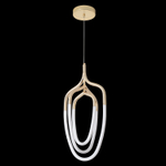 Подвесной светодиодный светильник Crystal Lux PERA SP50W LED GOLD