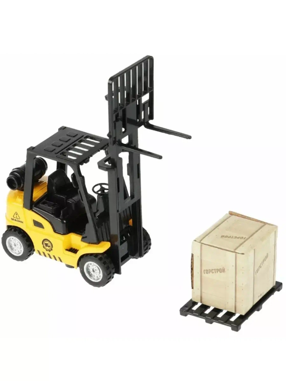 Машинка детская Автопогрузчик  со звуком и светом 14 см