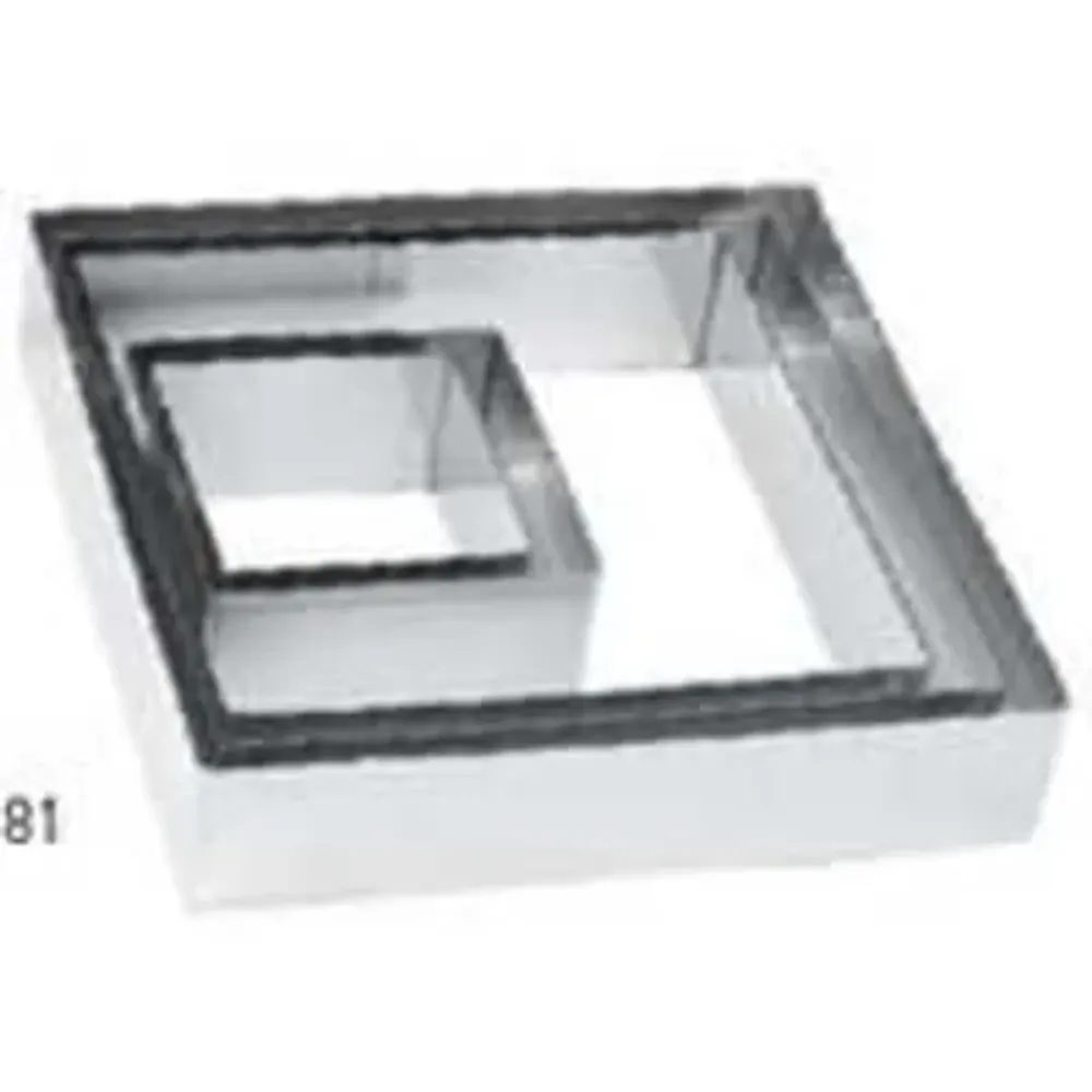 Форма-резак "Квадрат" 10*10 см, h 4 см, нержавейка, P.L. Proff Cuisine