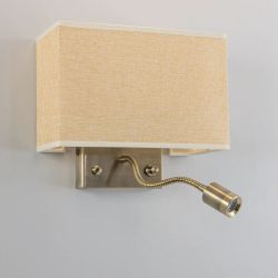 Citilux Декарт CL704303 Бра с бежевым абажуром и диммером