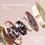 Наушники HARPER HB-416 бежевый