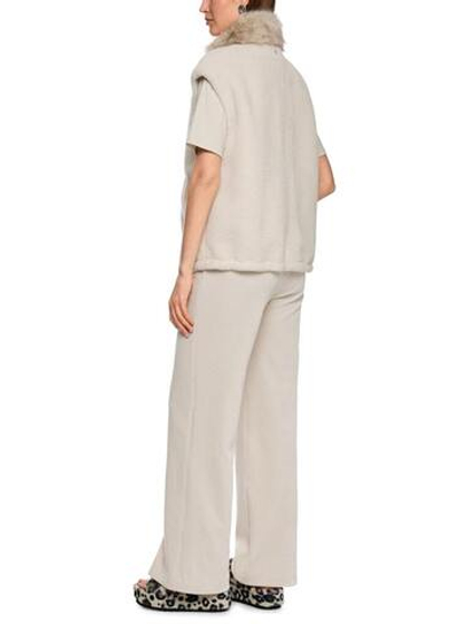 Marc Cain Жилет дополненный воротником из искусственного меха