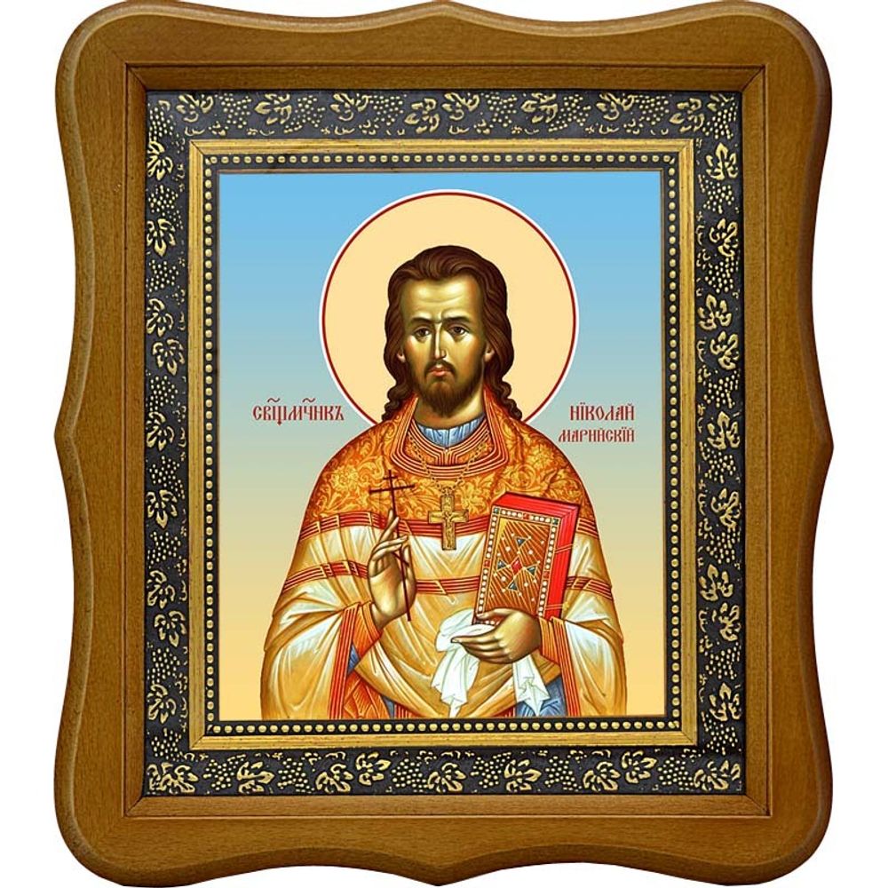 Николай Марийский (Рюриков) священномученик. Икона на холсте.