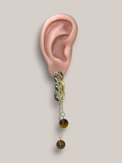 Серьги Цепь с подвесками