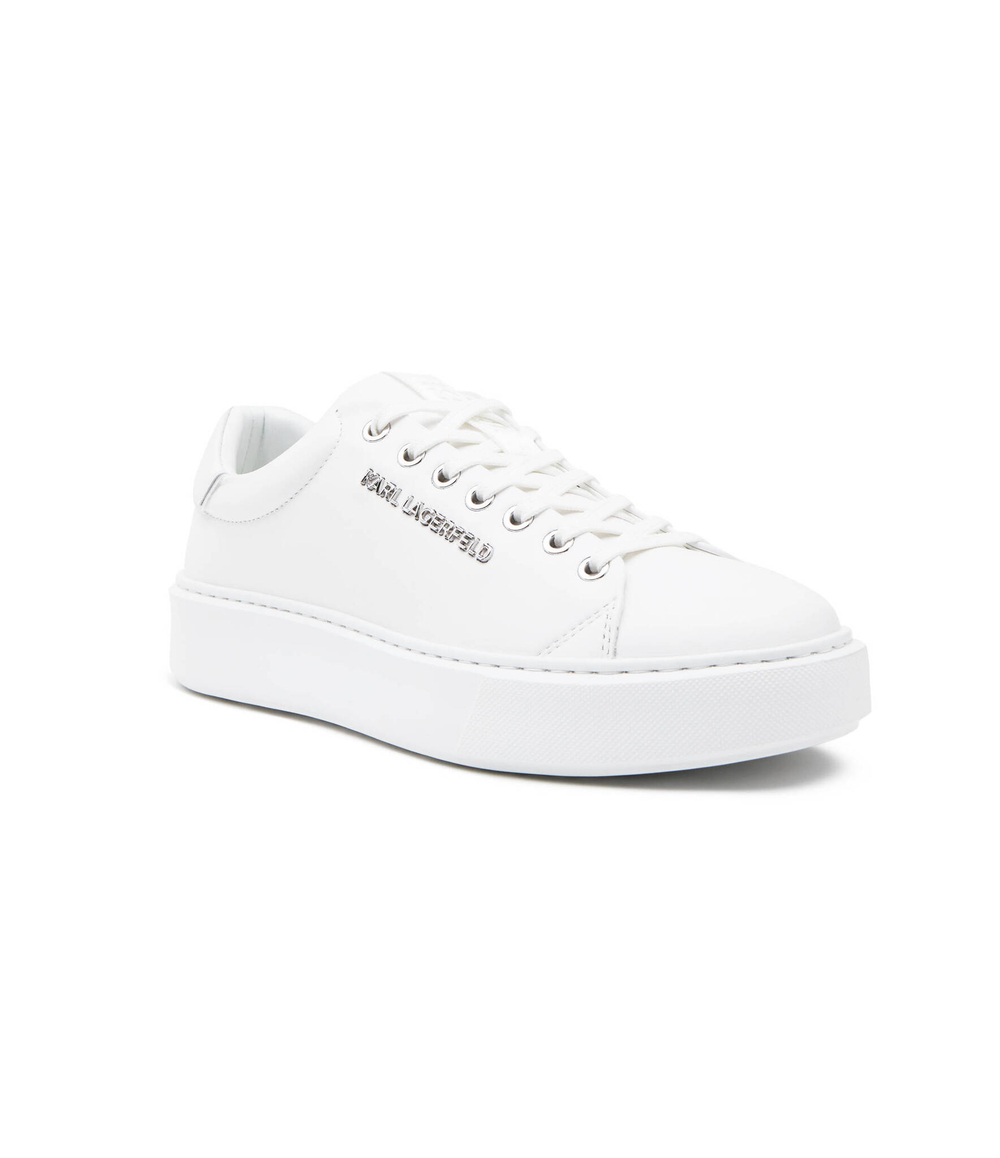 Кожаные кроссовки maxi kup Karl Lagerfeld - белый(KL52219)