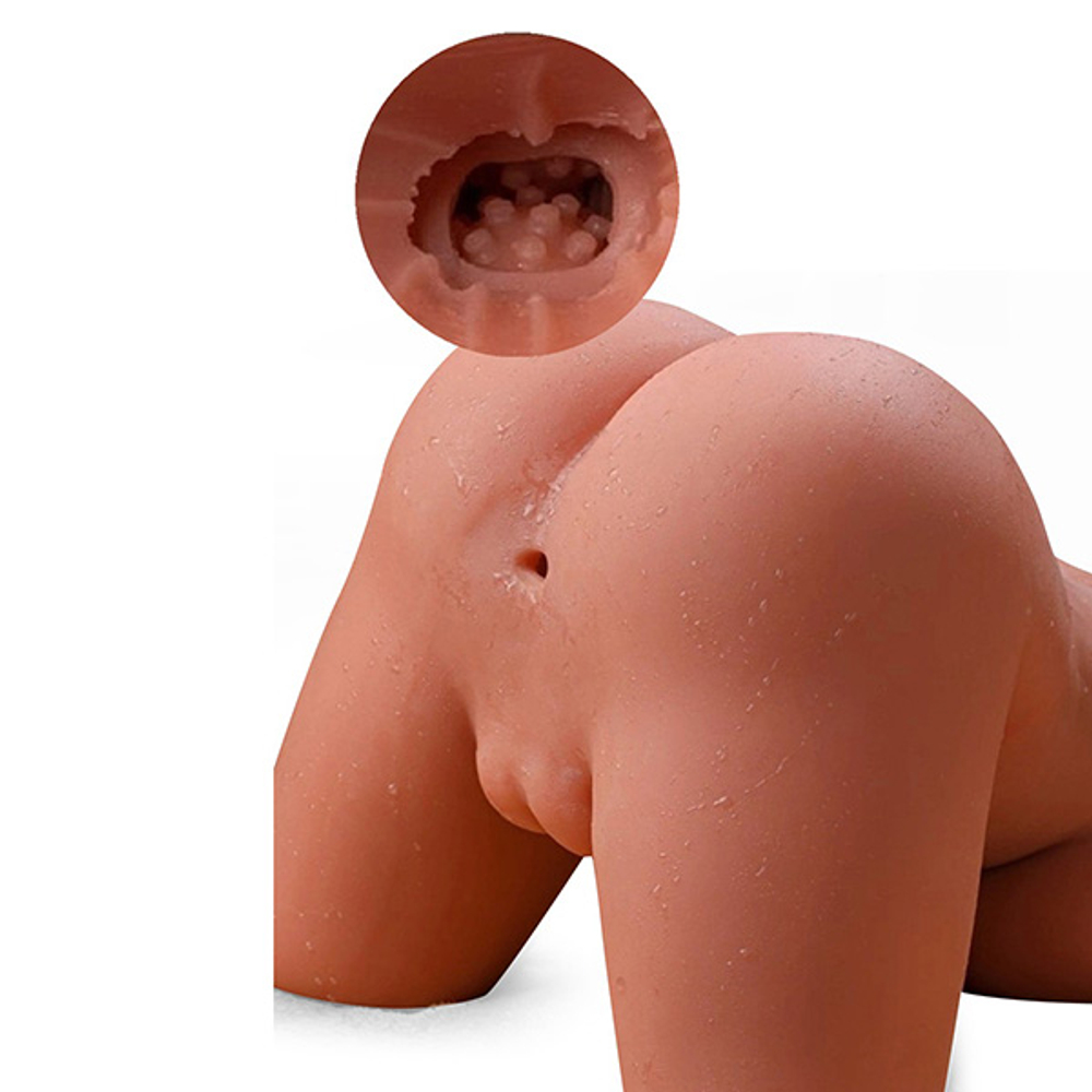 Реалистичный женский торс 55x29x30см с вибродилдо Xise SHEQU Miah Lady Boy Torso with Thrusting and Vibrating Dildo