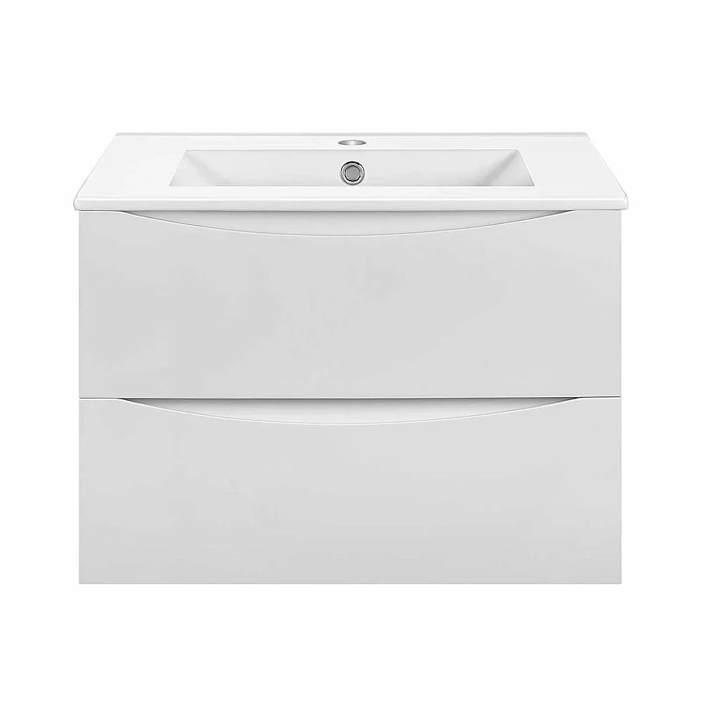 Тумба с раковиной Vincea Mia Slim 600 G.White