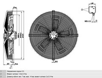 Вентилятор осевой S6D910-BA01-06