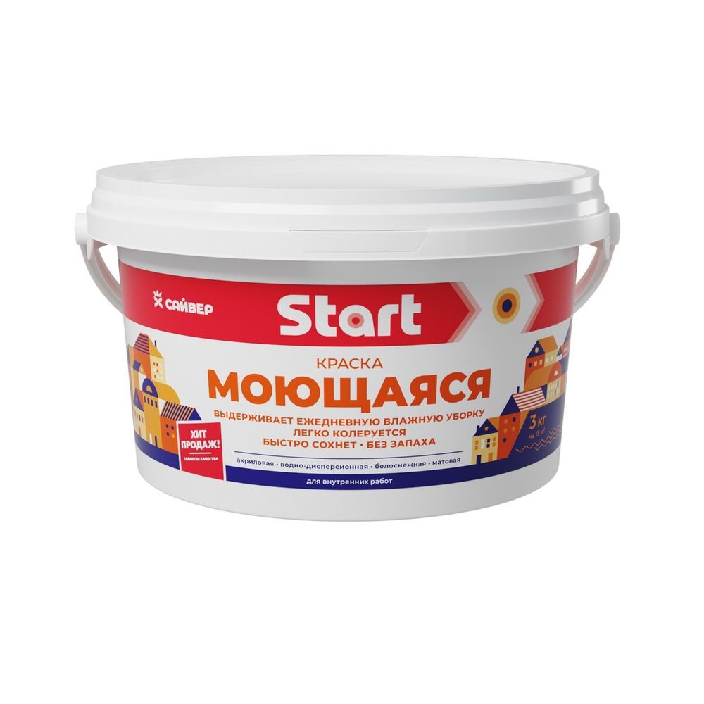 В/д  моющаяся  START   3кг  (Сайвер)