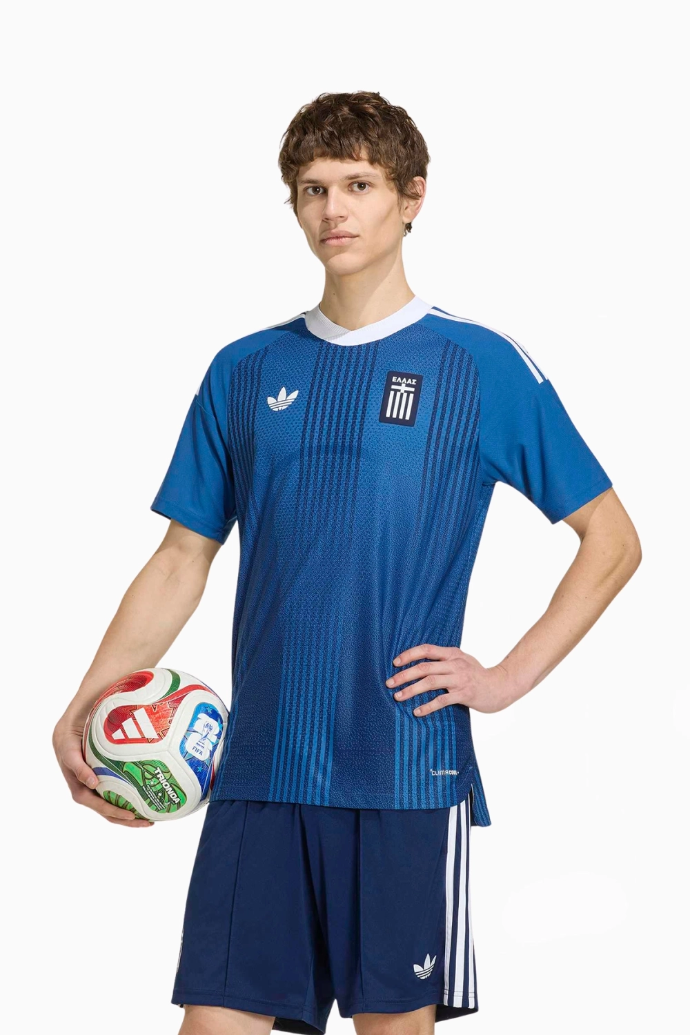 Футболка adidas Originals Greece 2026 Away Authentic - синий
