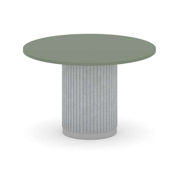 Felto Стол переговорный круглый D=1200 PR.C.SPRG-005.D Кобо/Металл Серый/Зимний Лес 1200*1200*750