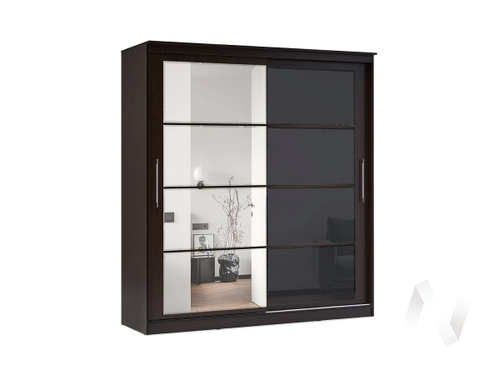 Шкаф-купе 2;0 м Элегант №7 (венге)