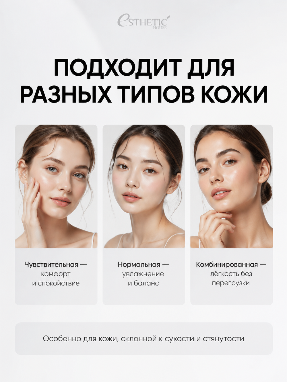 [ESTHETIC HOUSE] Сыворотка для лица с ЭКСТРАКТОМ ЦЕНТЕЛЛЫ Formula Ampoule Centella Biome 80%, 55мл