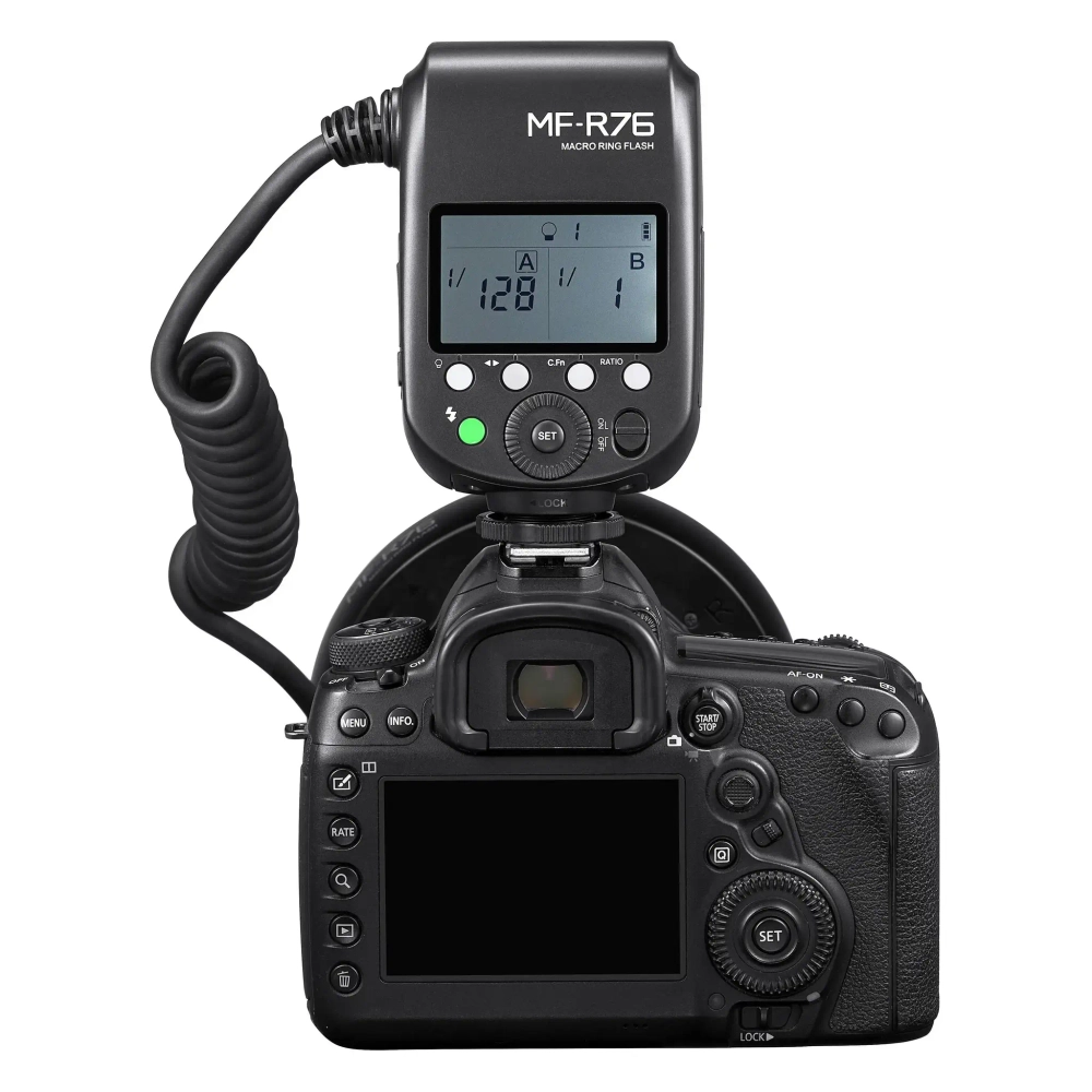 Вспышка для макросъемки Godox MF-R76 кольцевая