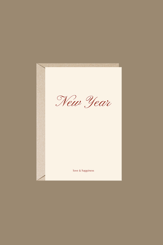 Открытка new year. love&amp;happiness / Mitrozhe
