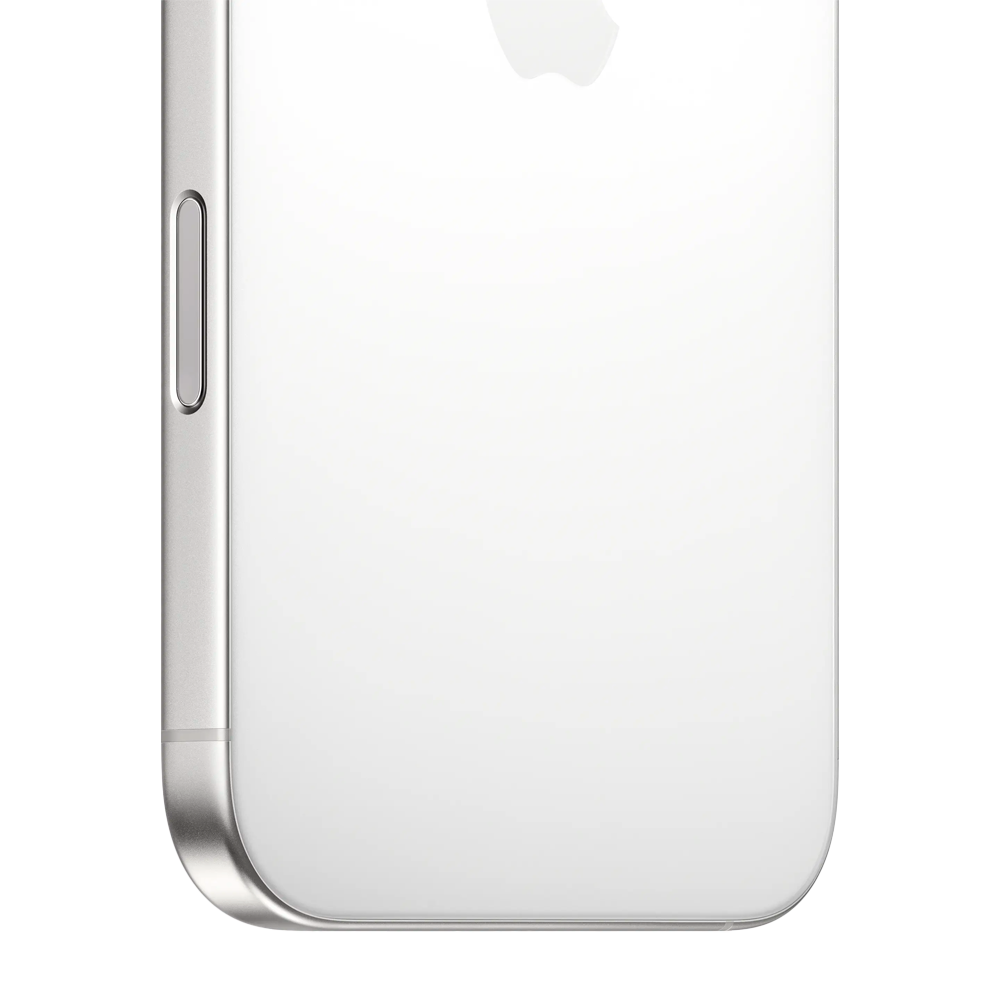 Смартфон Apple iPhone 16 Pro Max 256GB, Nano-SIM + eSIM, White Titanium (Титановый белый)