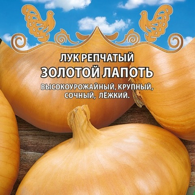 Лук репчатый Золотой лапоть