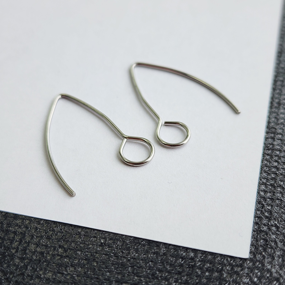 Швензы крючки, сталь, 24мм, для кристаллов, цена за пару