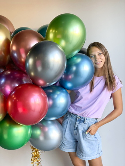 Сет №1 - 20 шаров Хром