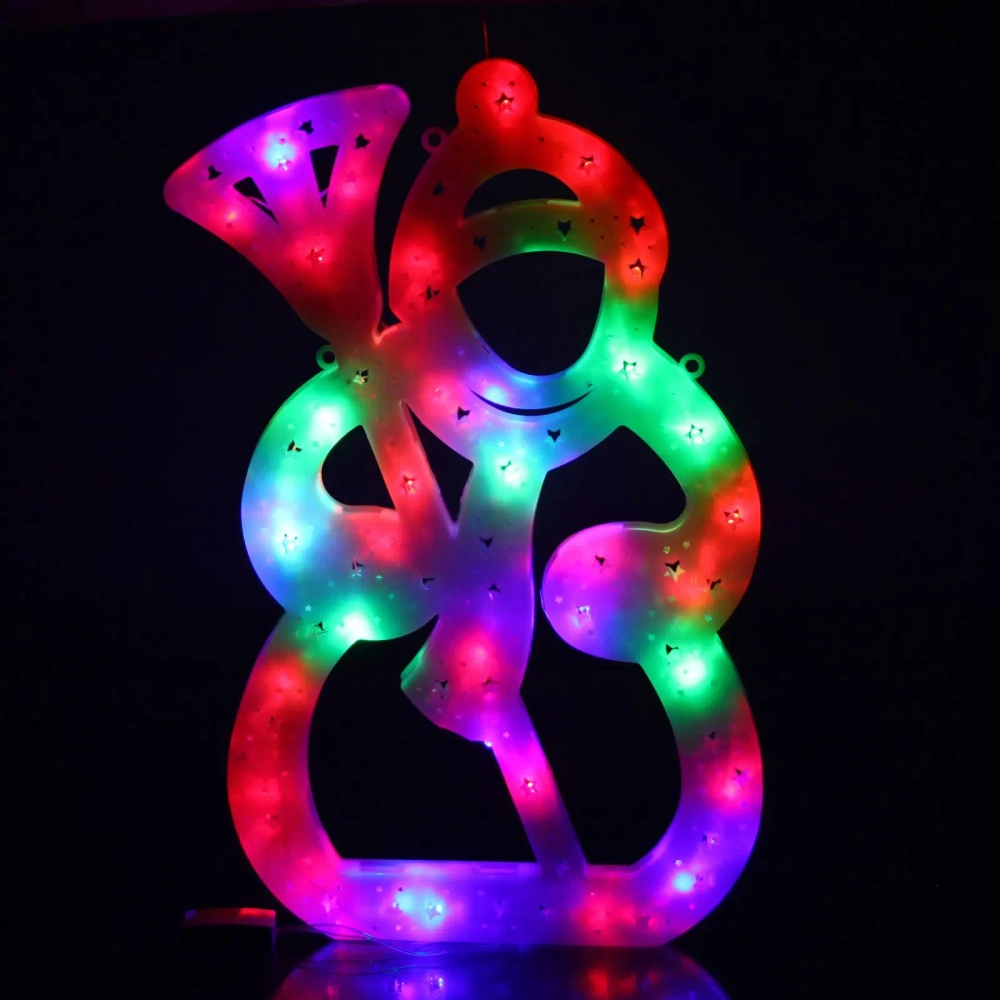 Фигура светодиодная 40см,»Снеговик» мультицвет